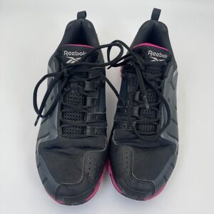 Reebok ZigWild Trail 6 Running Shoes Women's Size 9 Black Pink Zig-Zag Sole
